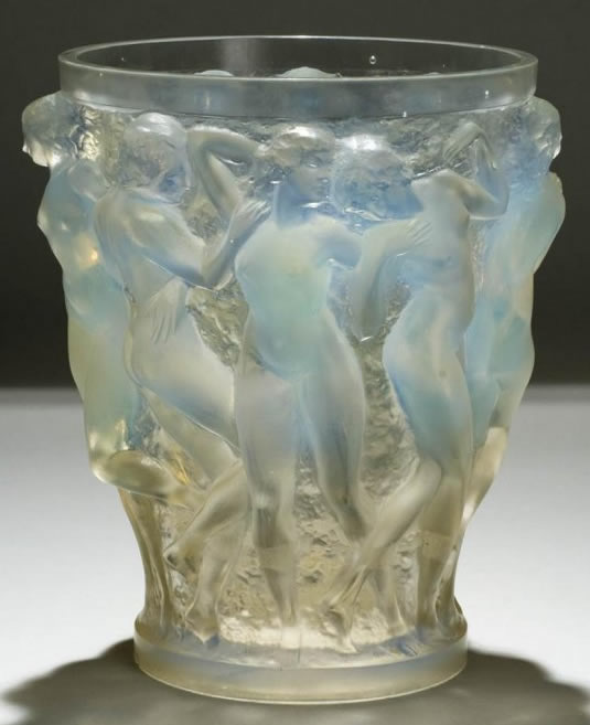 Rene Lalique Vase Bacchantes