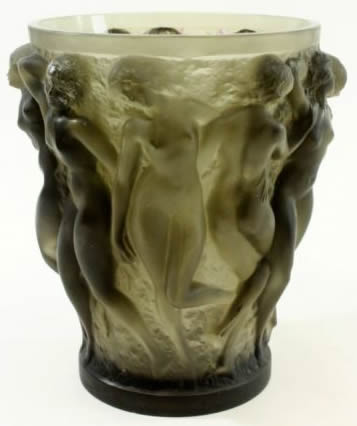 Rene Lalique Vase Bacchantes