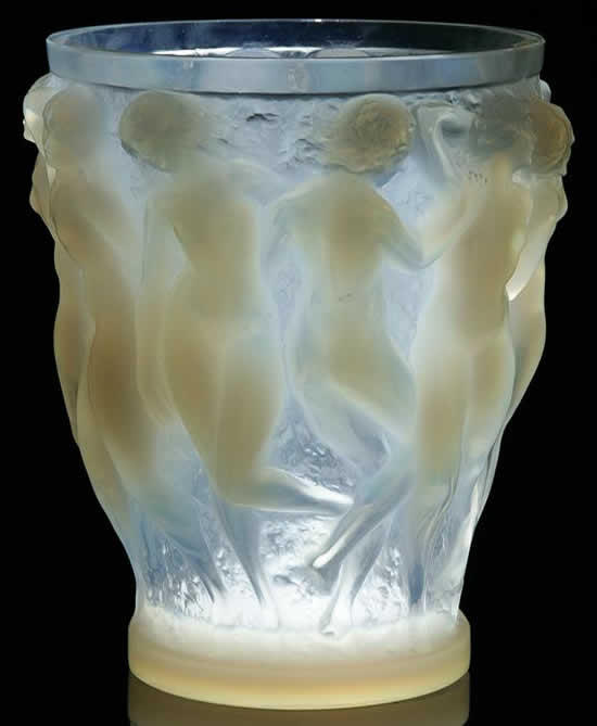 Rene Lalique Vase Bacchantes