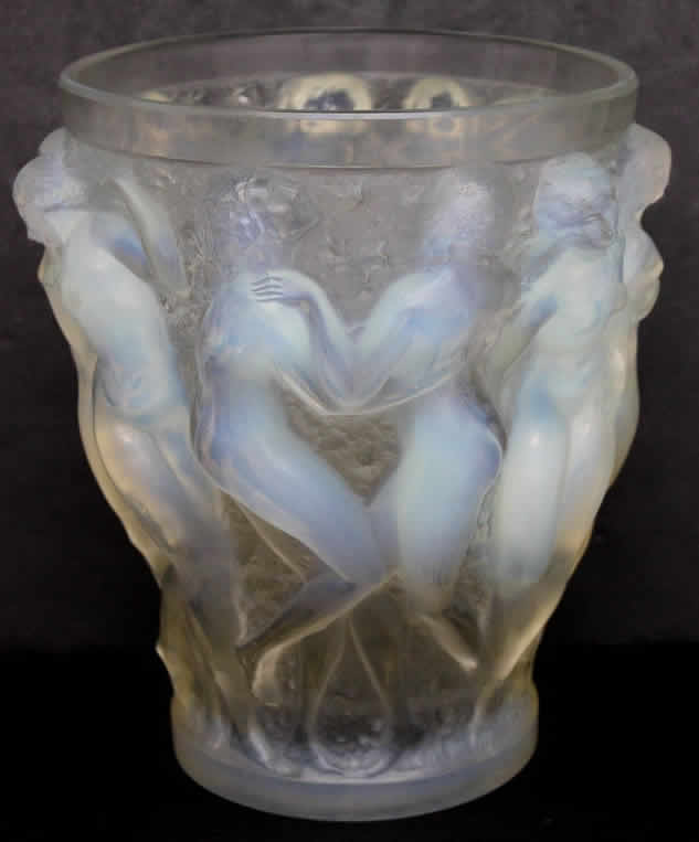 Rene Lalique Vase Bacchantes