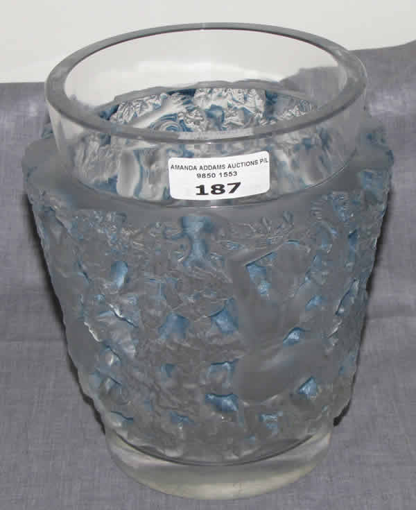 Rene Lalique Vase Bacchus