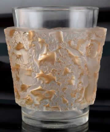 Rene Lalique Vase Bacchus