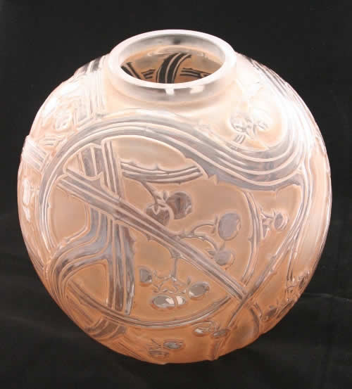 Rene Lalique Vase Baies