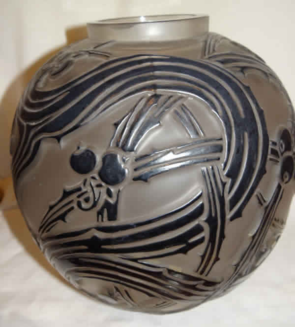 Rene Lalique Vase Baies