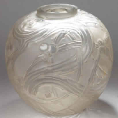 Rene Lalique Vase Baies