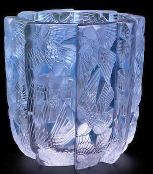 Rene Lalique Vase Bali