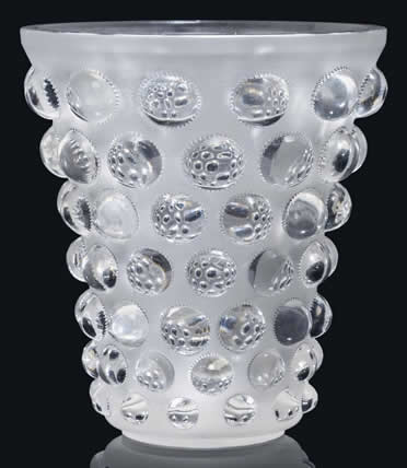 Rene Lalique Vase Bammako