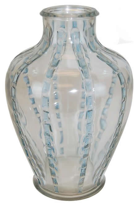 Rene Lalique Vase Bandes De Roses