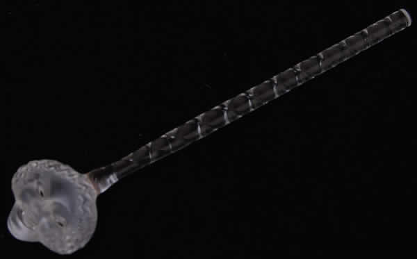 Rene Lalique Swizzle Stick Barr