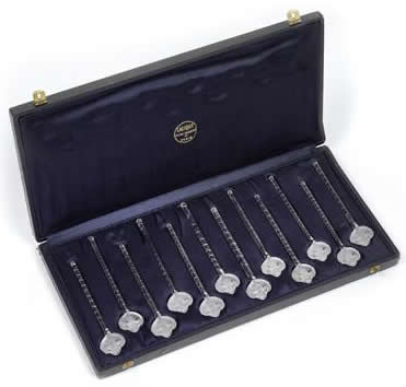 Rene Lalique Swizzle Stick Barr