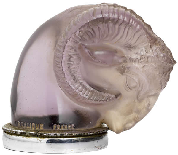 Rene Lalique Car Mascot Belier