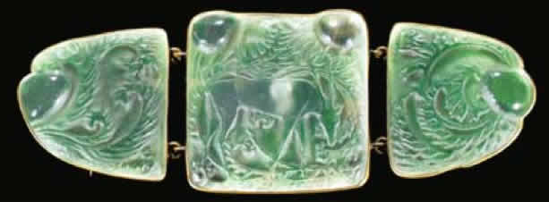 Rene Lalique Biches Brooch