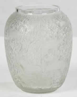 Rene Lalique Vase Biches