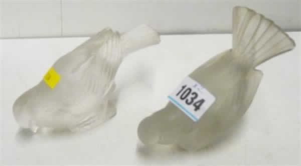 Rene Lalique Paperweight Moineau Hardi