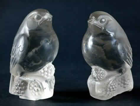 Rene Lalique Bellecour Bird Paperweight