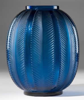 Rene Lalique Vase Biskra
