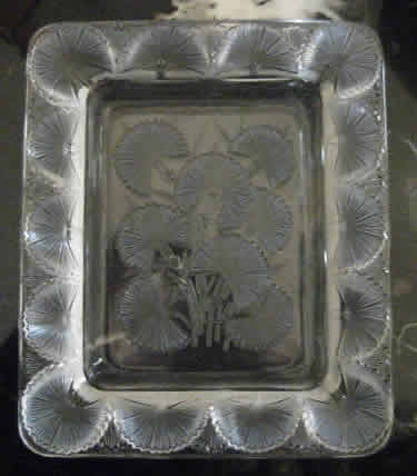 Rene Lalique Bluets Ashtray
