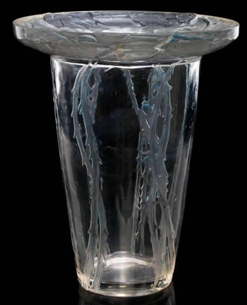 Rene Lalique Vase Bordure Epines