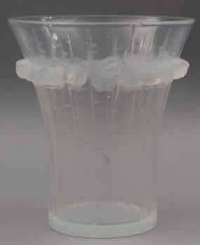 Rene Lalique Vase Boulouris