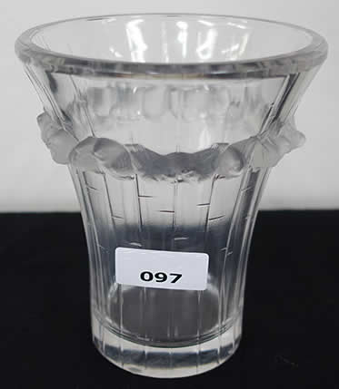 Rene Lalique Vase Boulouris