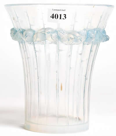 Rene Lalique Vase Boulouris