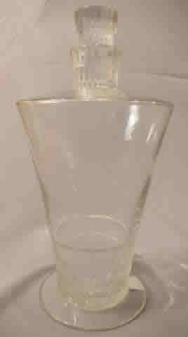 Rene Lalique Decanter Bourgueil