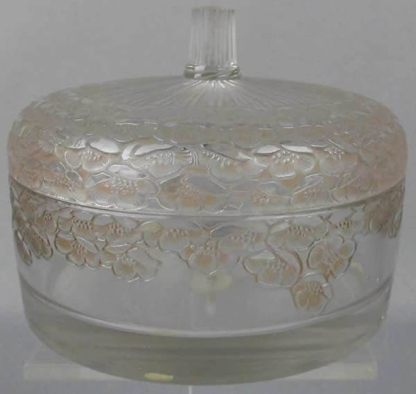 Rene Lalique Powder Box Boutons D'Or