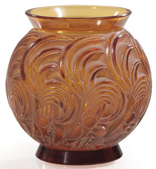 Rene Lalique Vase Bresse