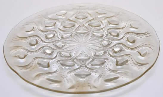 Rene Lalique Plate Bulbes