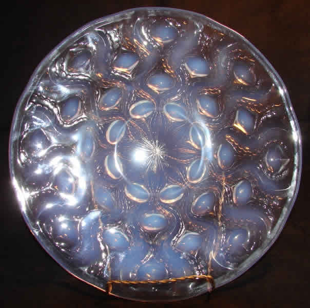 Rene Lalique Plate Bulbes