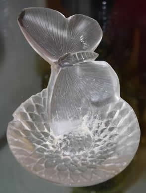 Rene Lalique Ashtray Butterfly