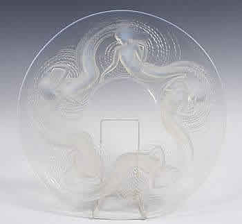 Rene Lalique Plate Calypso