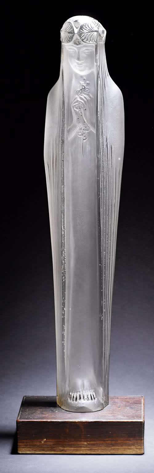 Rene Lalique Source De La  Fontaine Calypso Statue