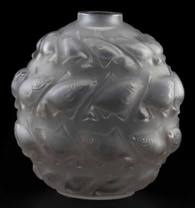 Rene Lalique Vase Camaret
