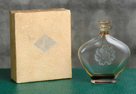 Rene Lalique Perfume Bottle Camelias