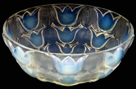 Rene Lalique Bowl Campanules