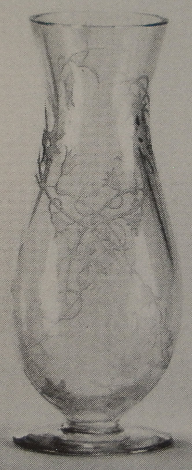 Rene Lalique Campanules Fleurs Gravees Vase