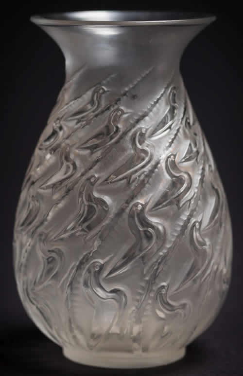 Rene Lalique Vase Canards