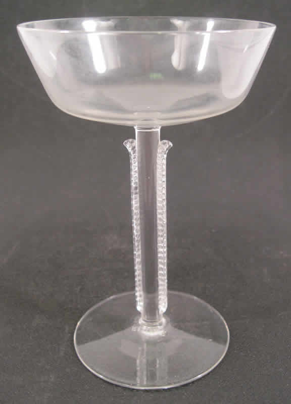 Rene Lalique Champagne Glass Cannes