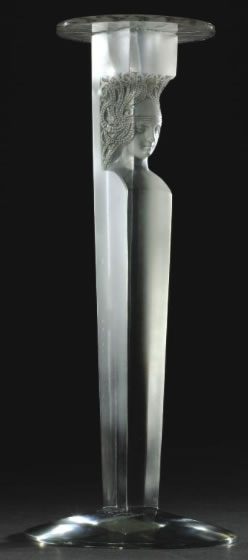 Rene Lalique Cariatide Candleholder