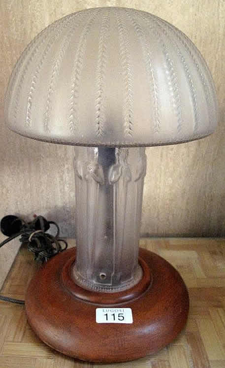 Rene Lalique Lamp Cariatides