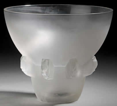 Rene Lalique Vase Carthage