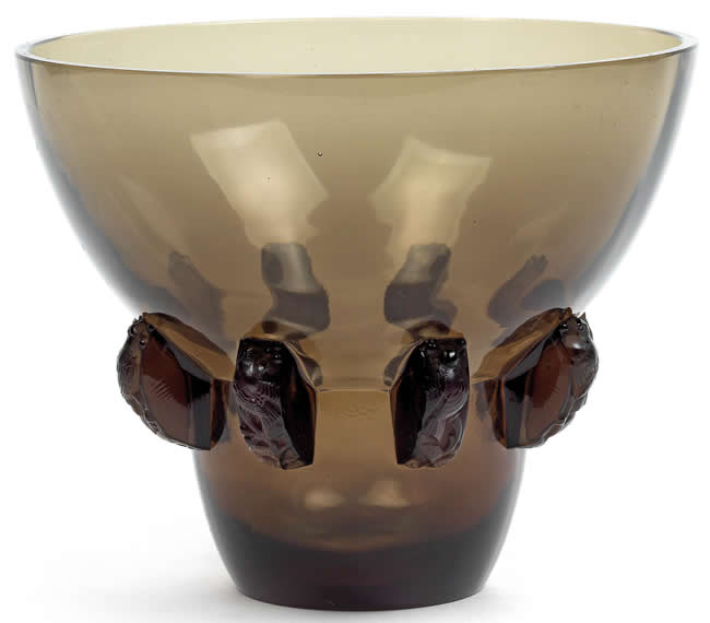 Rene Lalique Vase Carthage