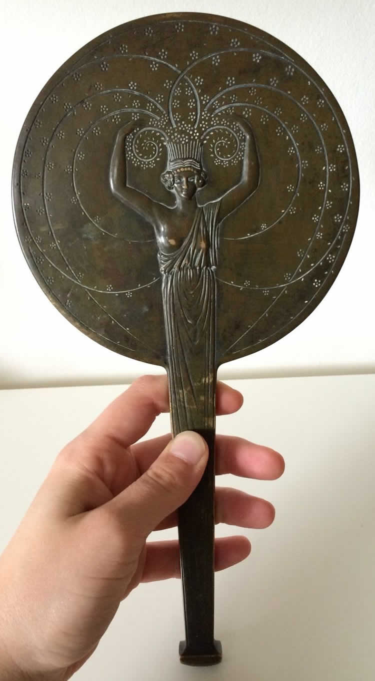 Rene Lalique Mirror Caryatid