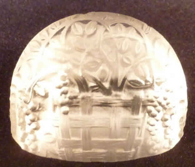 Rene Lalique Cassis Menu Holder