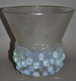 Rene Lalique Vase Cerises