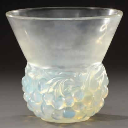 Rene Lalique Vase Cerises