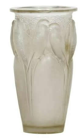 Rene Lalique Vase Ceylan