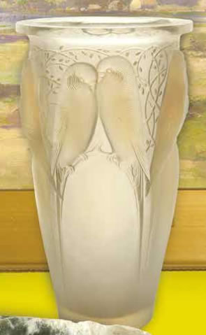 Rene Lalique Vase Ceylan