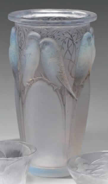 Rene Lalique Vase Ceylan